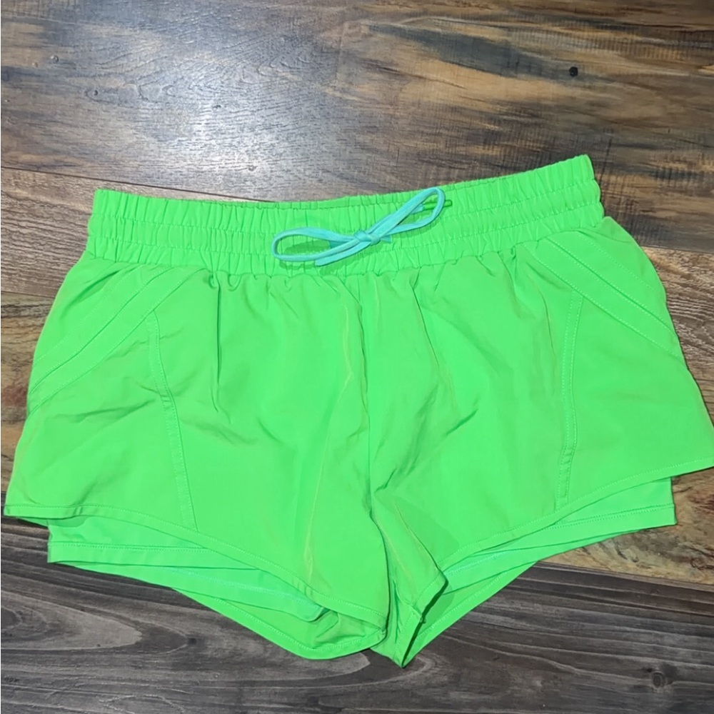 ZYIA Lime Green Athletic Shorts